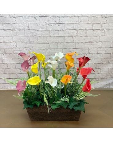 Lines of Lilies Specialty Arrangement