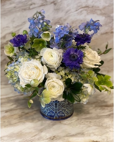 Blue Skies Flower Arrangement