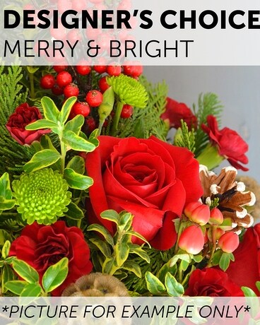 Designer's Choice - Merry and Bright Flower Arrangement