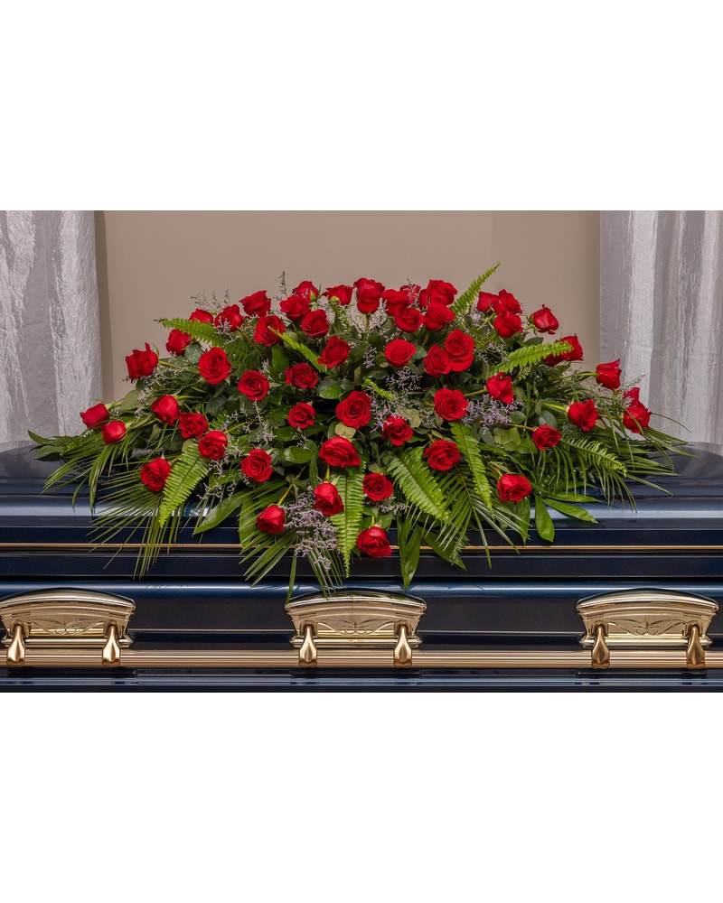 Radiant Rose Casket Spray - Winston-Salem, NC | Bo-Ty Walker Florist