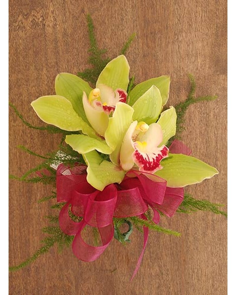 Cymbidium Orchid Corsage - Lehrer's Flowers