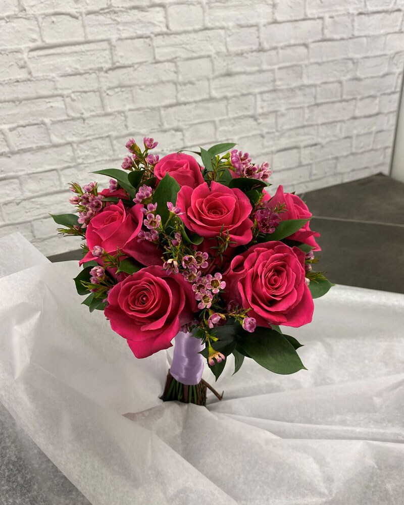 Hot Pink Nosegay - Fort Collins, CO | Palmer Flowers