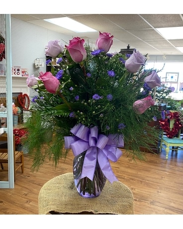 Lavender Lush Flower Arrangement