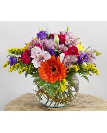 Luscious Bowl Flower Arrangement