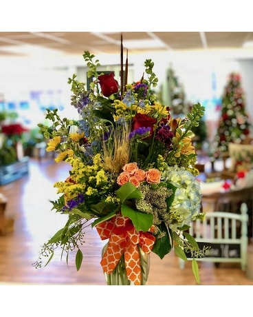 Fancy Fall Flower Arrangement