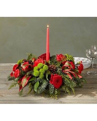 By the Candlelight Centerpiece Centerpiece