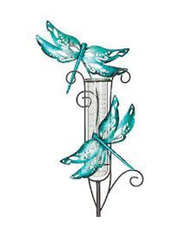 Rain Gauge Stake - Dragonfly Gifts