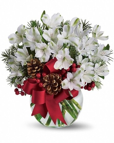 Let It Snow Flower Arrangement