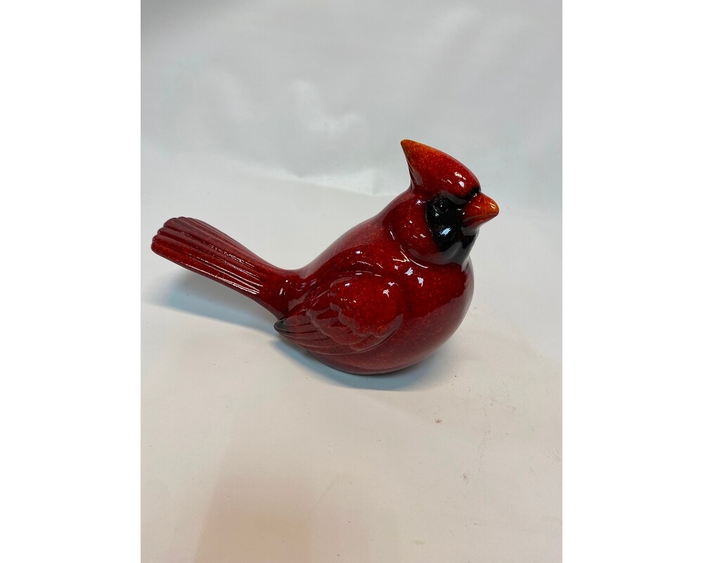 Ceramic Cardinal in Stow OH - Oregon Corners Florist