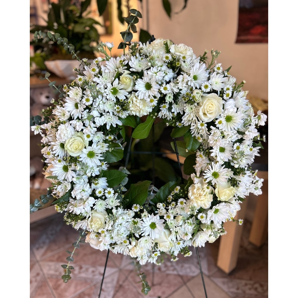 The Flower Bucket Daisy Wreath - Thumbnail 2