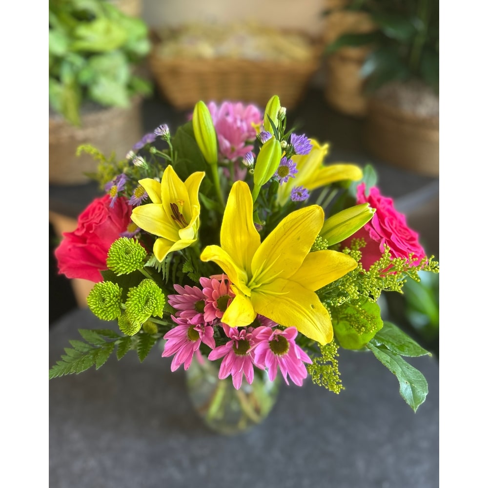 Purple and Yellow Flowers