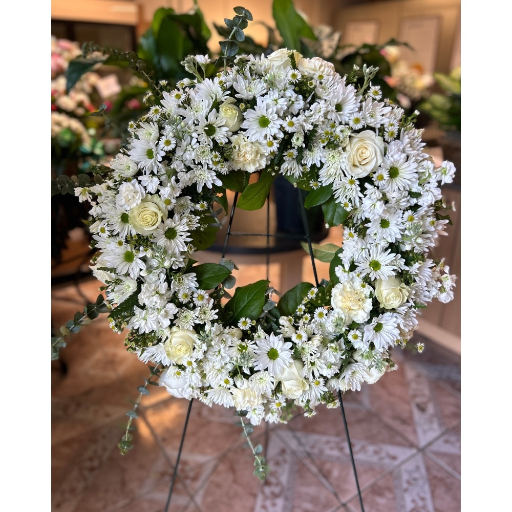 The Flower Bucket Daisy Wreath - Thumbnail 3