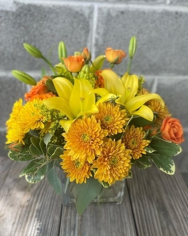 Yellow Wildflowers Bouquet Flower Arrangement