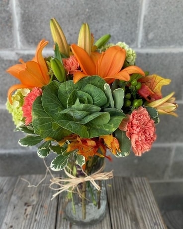 Farmhouse Flowers Flower Arrangement