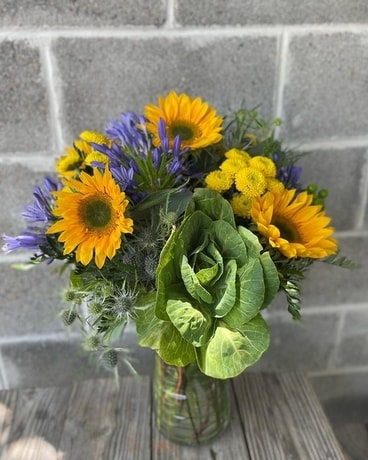 Fall Sunflowers Flower Arrangement