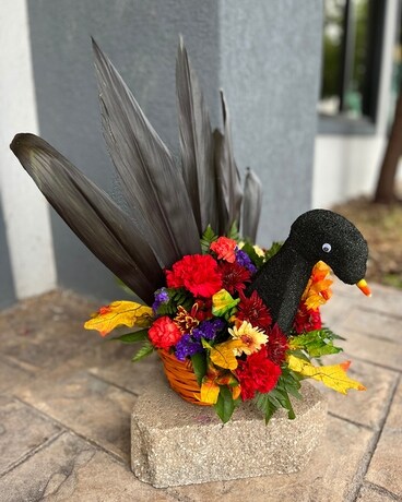 Fall for a Turkey Centerpiece Specialty Arrangement