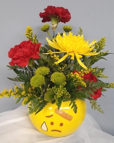Get Well Wishes Flower Arrangement