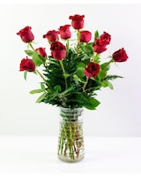 Red Roses size,  inches height and  inches wide.