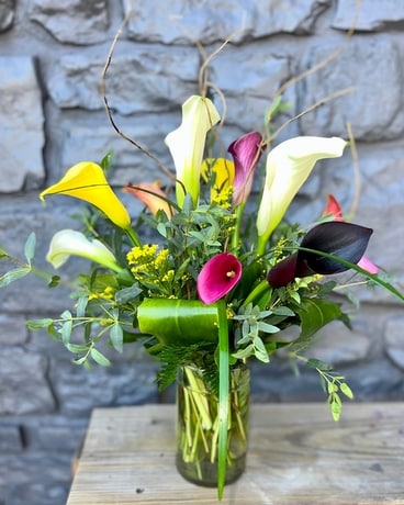 Calla Lily Arrangement Flower Arrangement