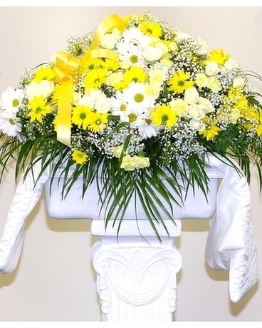 Tender Heart Sympathy Casket Spray Funeral Casket Spray Flowers