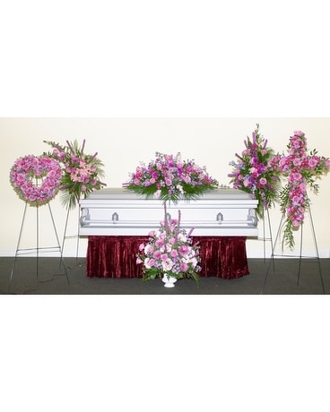 Lavender Sympathy Collection Funeral Arrangement