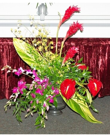 Spirited Life Sympathy Urn Flower Arrangement