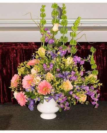 Beautiful Soul Sympathy Urn Funeral Arrangement