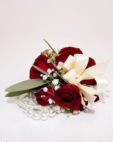 Pearlescent Rose Corsage Corsage