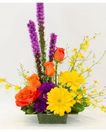 Color Splash Flower Arrangement