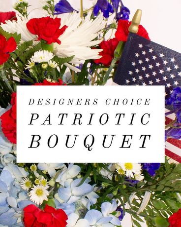 Designer's Choice Patriotic Bouquet Flower Arrangement