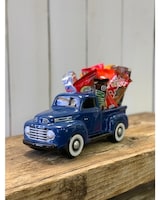 Blue Ford Truck size,  inches height and  inches wide.