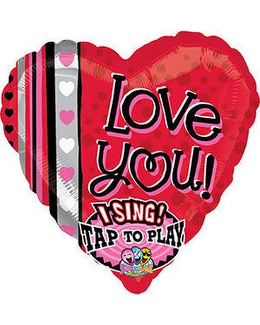 I Love You Singing Balloon Gifts