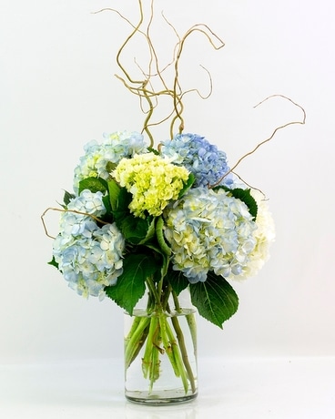 Lush Hydrangea Flower Arrangement