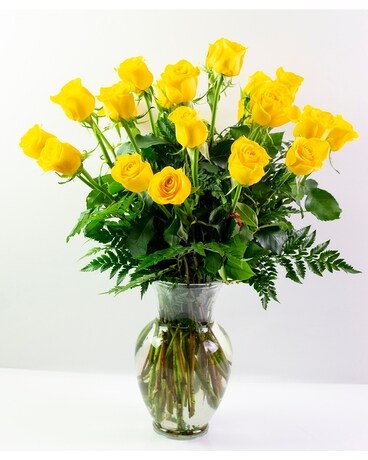 Two Dozen Roses Flower Arrangement