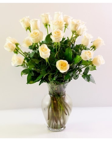 Two Dozen Roses Flower Arrangement