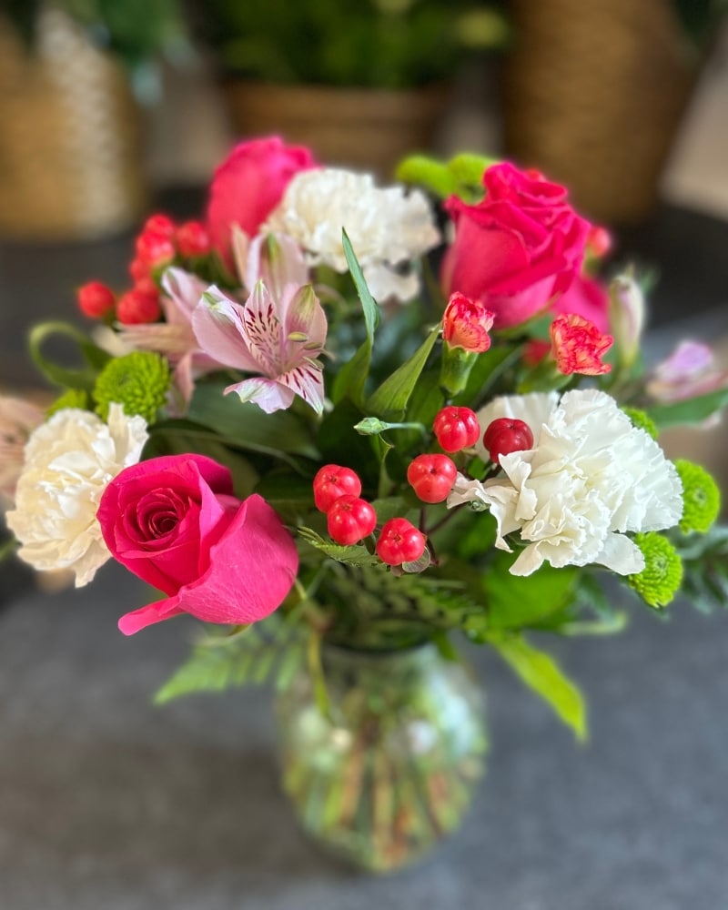 meブーケ Charming Pink and White Bouquet