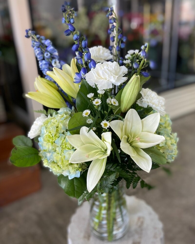 Blue and White Bouquet