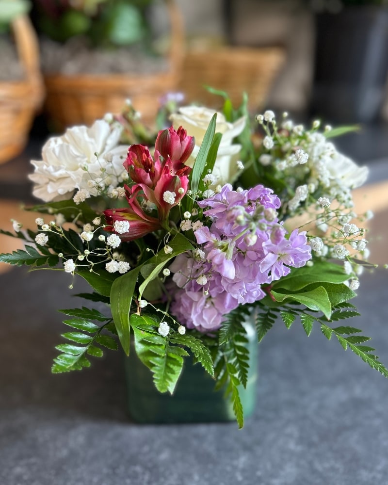 Boyd's Flowers Lavender Cube