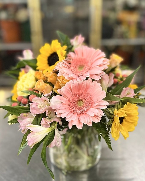 Yellow and Pink Bouquet