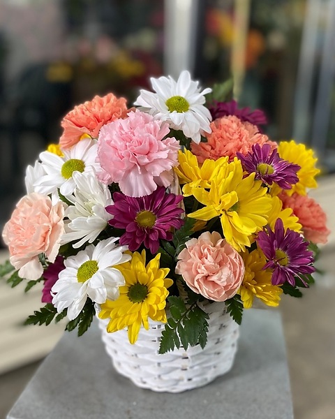 Luxury Basket of Carnations