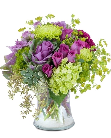 Magenta Mystery Flower Arrangement