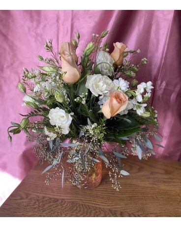 You're a Peach Mom Flower Arrangement