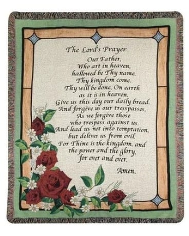 LORD'S PRAYER STAINED GLASS Gifts