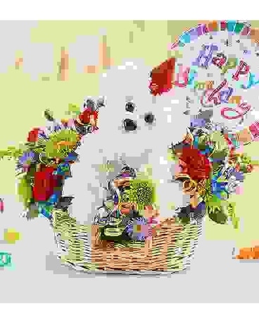 Happy  Birthday Rover Flower Arrangement