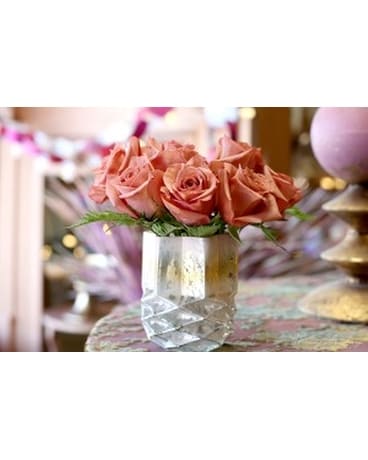 Barista Rose Delight Flower Arrangement