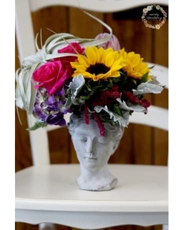 Beautiful Lady Flower Arrangement