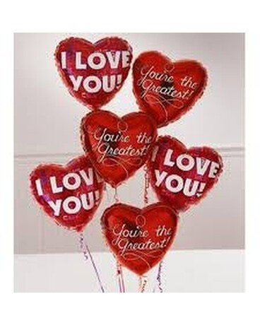 Half Dozen Balloon Bouquet Balloons
