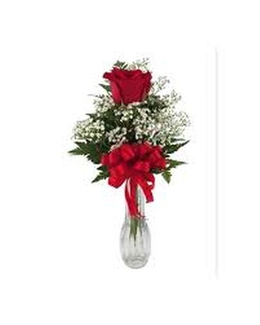 Single Rose Flower Arrangement