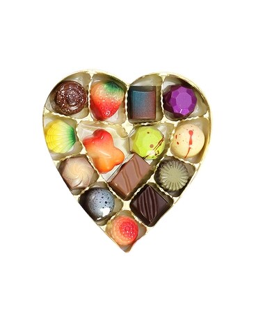 Pink Heart Shaped Box of Chocolates Gifts