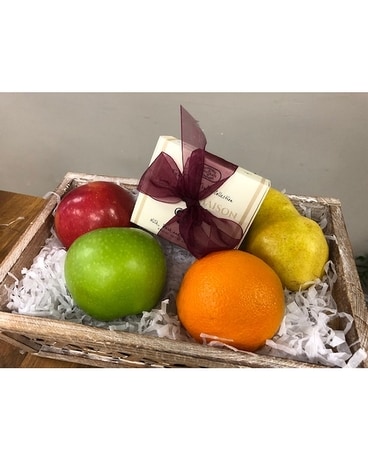 Fruit and Chocolate Gift Basket